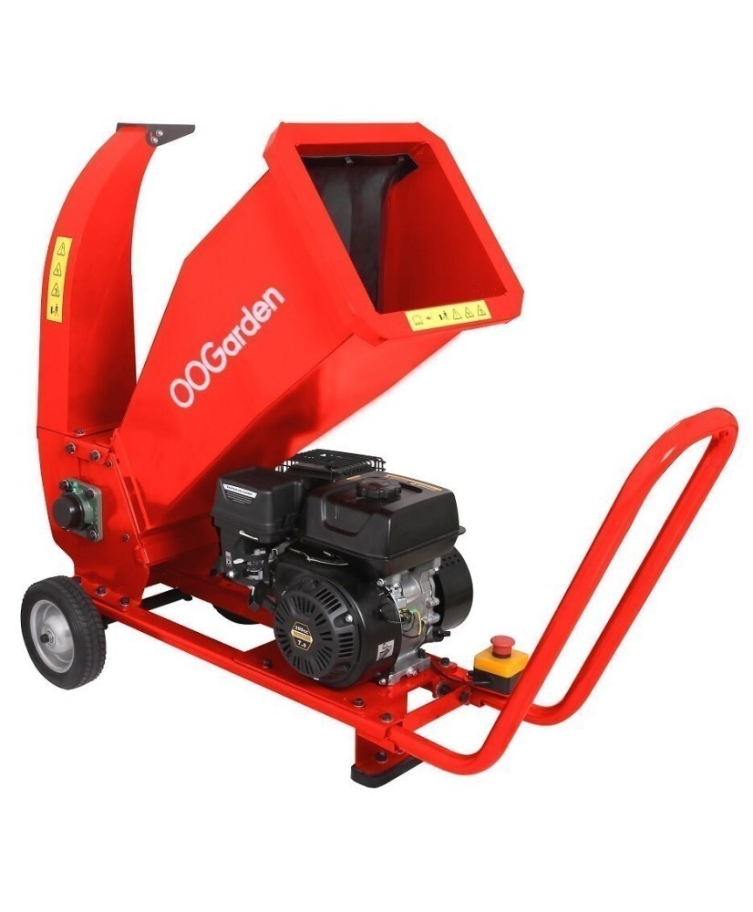 OOGarden Benzin-Asthäcksler 7,5 PS – Leistungsstarker Gartenhäcksler bis 70 mm