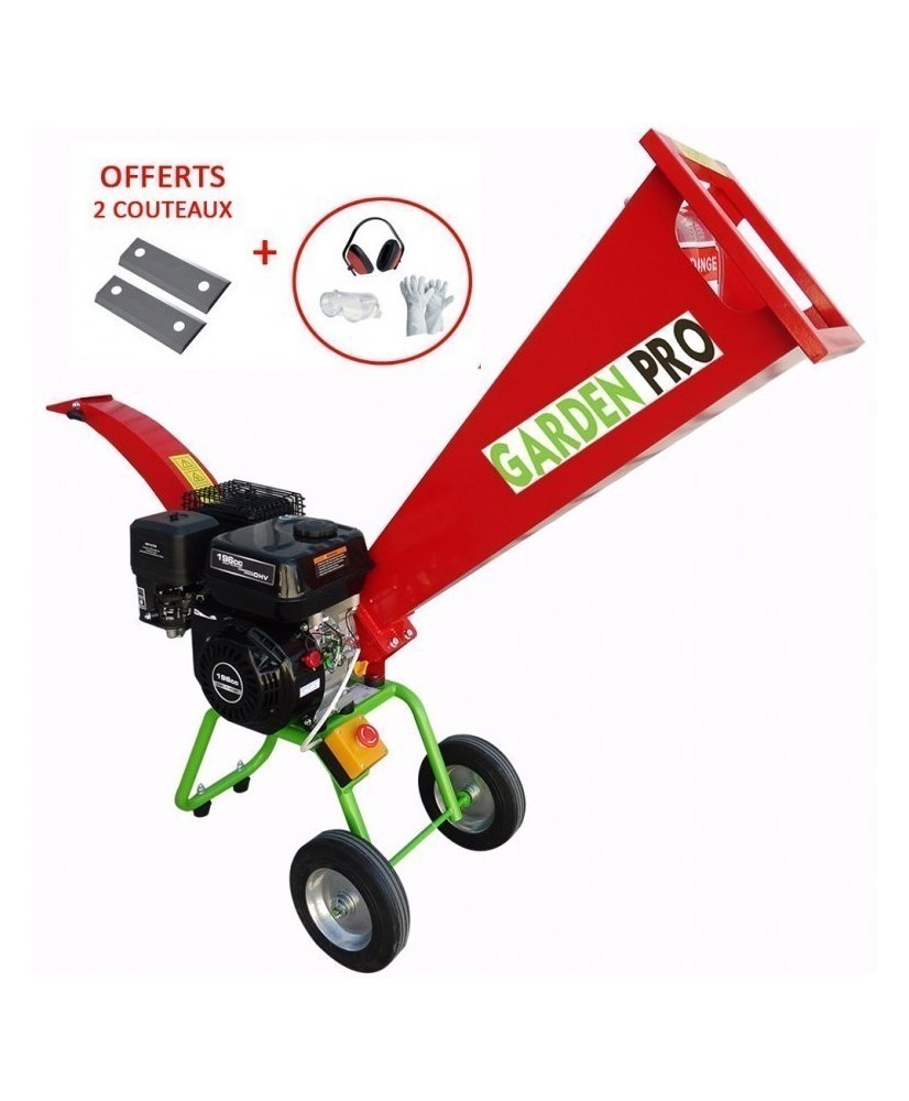 Garden Pro BRF65 TH – Benzin-Gartenhäcksler 6,5 PS – bis 60 mm Ø